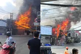 Hiện trường vụ cháy cửa hàng nội thất tại TP.HCM: Biển lửa nuốt trọn toàn bộ, nhiều tài sản giá trị bị thiêu rụi