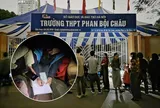 Phụ huynh đội mưa chờ nộp hồ sơ lớp 10 cho con từ 1-2h sáng: Nhà trường lên tiếng