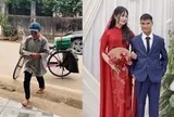 Xúc động clip người cha nhặt rác đạp xe đi mời đám cưới con gái, nhận điều bất ngờ trong ngày vui