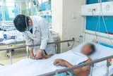 Đang cắt cỏ trong vườn, người đàn ông 44 tuổi bị con rắn màu xanh cắn vào tay