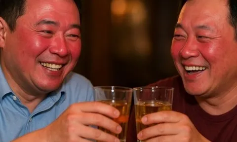 Vì sao có người đỏ mặt, người tái nhợt sau uống rượu?