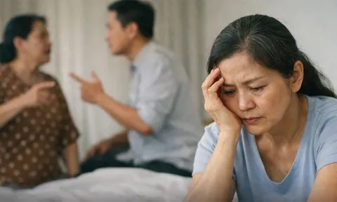 Tôi 47 tuổi, đã có cháu ngoại nhưng vẫn bị nhà chồng ép sinh con trai