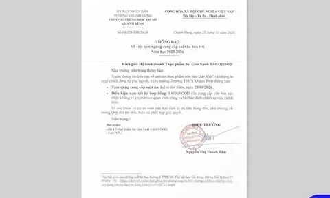 Thêm loạt trường ở TPHCM dừng bữa ăn bán trú trước nghi vấn thực phẩm không an toàn