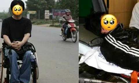 Ca sĩ nổi tiếng bị tai nạn xe máy kinh hoàng, phải ngồi xe lăn