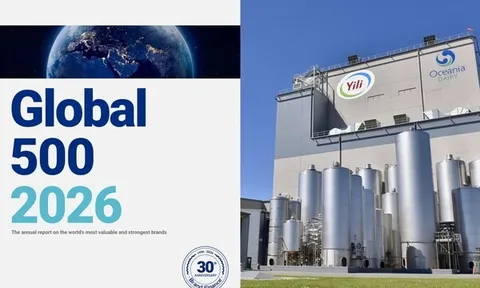Yili duy trì vị thế trong 500 thương hiệu giá trị nhất thế giới