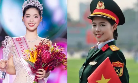 Dân mạng tìm kiếm thông tin Á hậu xinh đẹp xuất hiện cùng Đình Bắc