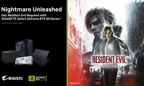 GIGABYTE hợp tác cùng NVIDIA® GeForce RTX™ tặng game "bom tấn" Resident Evil™ Requiem