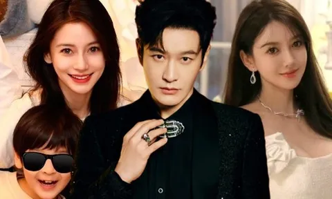 Huỳnh Hiểu Minh "cấm cửa" tình cũ hot girl bế con gái về nhà nội ăn Tết, quý tử đầu lòng cũng chung cảnh ngộ