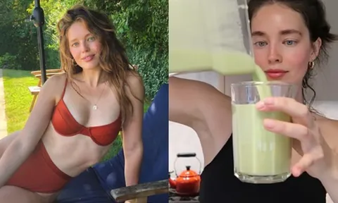 Thiên thần Victoria's Secret giảm 18kg sau sinh mà vẫn ăn đủ 3 bữa 1 ngày