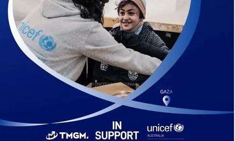 TMGM hỗ trợ các nỗ lực nhân đạo của UNICEF Australia dành cho trẻ em tại Gaza