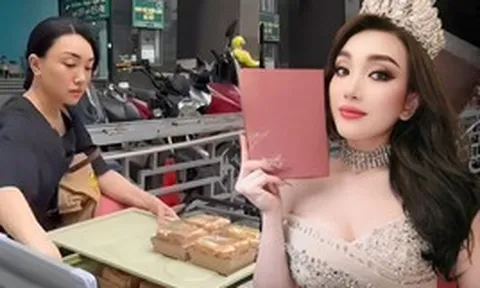 Hoa hậu làm “mẹ đơn thân bán sandwich, đi giúp việc” ở Hà Nội bỗng khoá sạch clip, tiết lộ lý do tạm nghỉ bán