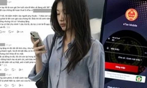 Vào eTax Mobile hoàn thuế, vợ sốc khi phát hiện chồng có con riêng