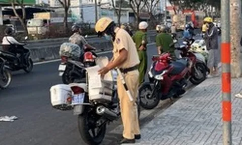 Cảnh sát giao thông ra quân xử lý nghiêm hành vi này, đã xử lý 235 trường hợp