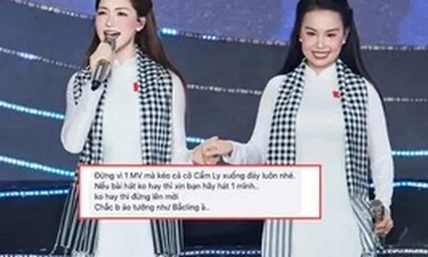 Hoà Minzy phân trần khi bị nói "kéo Cẩm Ly xuống đáy", đáp trả loạt bình luận liên quan câu hát "lúa chín cao nhưng chẳng hề cúi đầu"