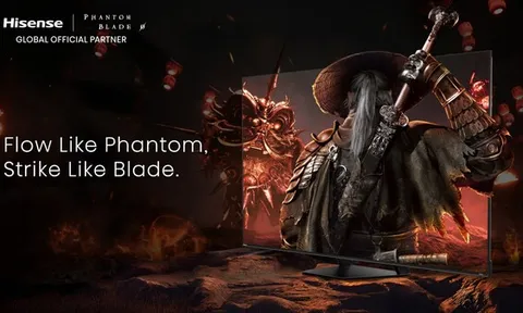 Hisense hợp tác với Phantom Blade Zero trình diễn trải nghiệm chơi game RGB thế hệ mới
