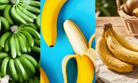 Chuối xanh, chuối chín vàng hay chín đốm nâu mới tốt cho sức khỏe nhất?