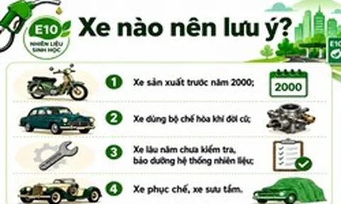 Loại xe nào cần lưu ý khi dùng xăng E10?