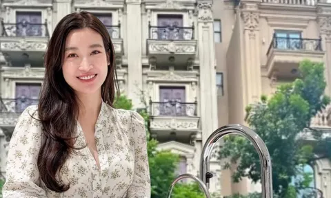 Đỗ Mỹ Linh hé lộ góc bếp chill của nhà mới - cạnh biệt thự bầu Hiển