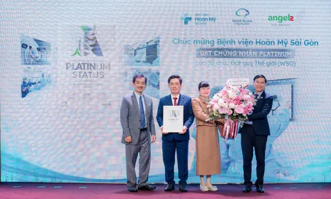 Bệnh viện Hoàn Mỹ Sài Gòn vinh dự nhận Chứng nhận Bạch kim về điều trị đột quỵ