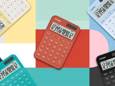 Casio ra mắt 25 mẫu máy tính thiết kế mới
