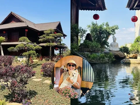 Cận cảnh biệt phủ 10.000m2, đẹp như resort ở Lâm Đồng của nam nghệ sĩ đình đám