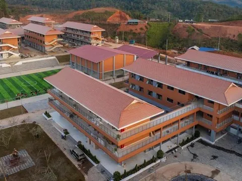 Cận cảnh trường phổ thông hiện đại nhất biên giới phía Bắc: Rộng 6,88 ha, vốn đầu tư 230 tỷ đồng