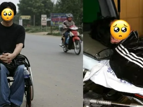 Ca sĩ nổi tiếng bị tai nạn xe máy kinh hoàng, phải ngồi xe lăn