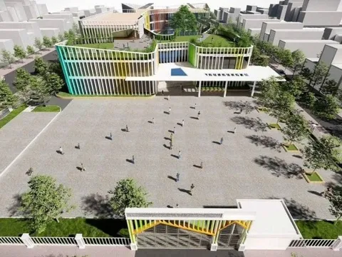 Cận cảnh trường Mầm non công lập mới toanh, vừa đi vào hoạt động năm học này, phụ huynh nhìn ảnh xuýt xoa: Sao mà XỊN THẾ!