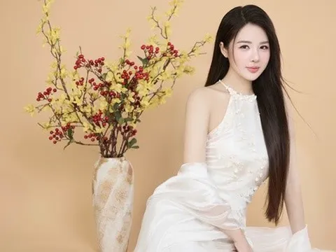 Á hậu Đỗ Hà Trang khoe vẻ đẹp Á Đông trong bộ ảnh đón Tết