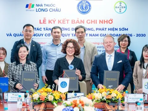 Long Châu và Bayer phối hợp Bộ Y tế triển khai chương trình phòng chống đột quỵ giai đoạn 2026-2030