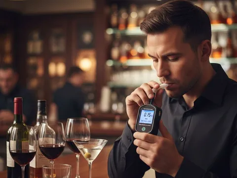 Uống rượu tối hôm trước, hôm sau thổi nồng độ cồn có lên không?