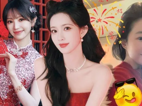 Sao Cbiz "nhuộm đỏ" mùng 1: Mẹ con Angelababy nghi ăn Tết với Huỳnh Hiểu Minh, 1 mỹ nam chi 980 triệu lì xì fan