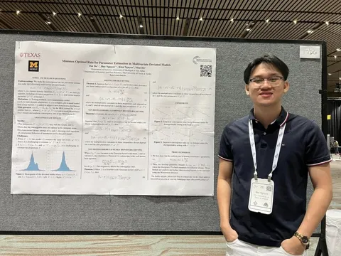 Chàng trai Việt 27 tuổi sở hữu 26 công trình AI, nhận giải thưởng danh giá tại Mỹ