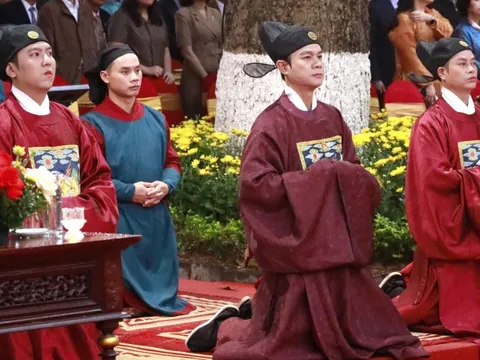 Khai xuân tại Hoàng thành Thăng Long tiếp nối mạch nguồn ngàn năm