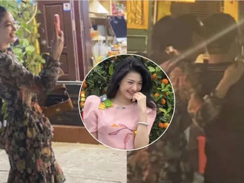 Á hậu Lona Kiều Loan bị "team qua đường" bắt gặp, xuất hiện bé trai gây chú ý