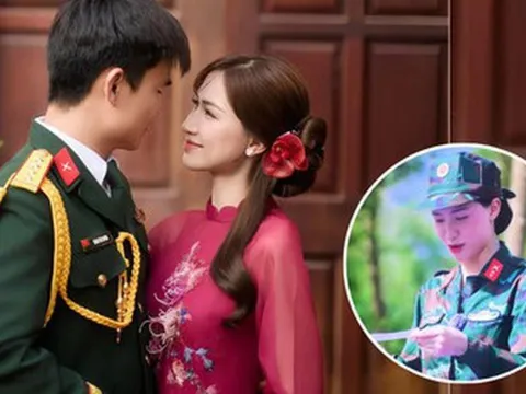 Thật ra Hoà Minzy đã công khai chồng Đại uý 1 năm trước