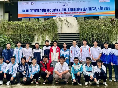 Lộ diện 10 thí sinh dẫn đầu vòng thi Olympic Toán học châu Á tại Việt Nam