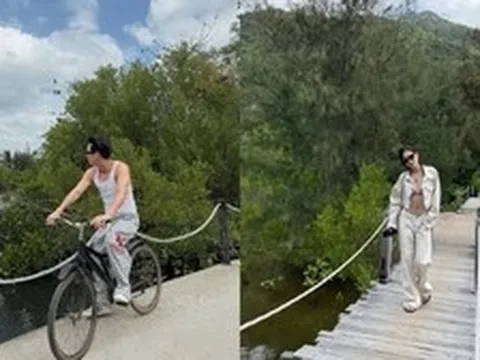 Bóc ảnh hẹn hò sao nam Vbiz và gái xinh 2k1 ở resort Nha Trang