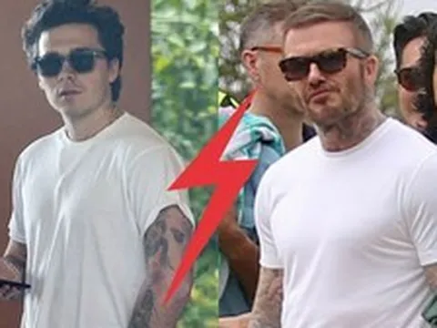 Định mệnh trêu ngươi: Bố con David Beckham - Brooklyn ở cùng khách sạn, cách nhau vài bước chân nhưng không hề hay biết