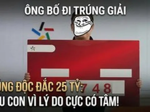 Trúng số độc đắc hơn 25 tỷ đồng, ông bố quyết giấu nhẹm không cho con biết vì một lý do khiến ai nấy đều nể phục