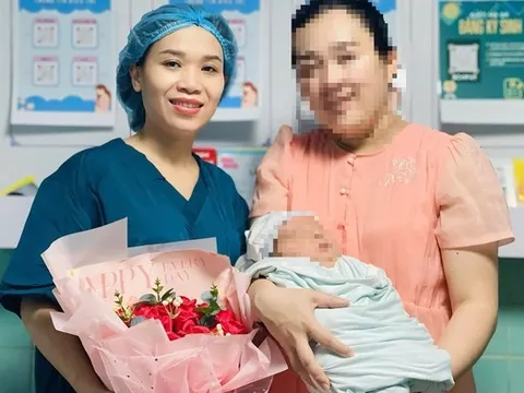 Ca sinh đặc biệt với bé trai chào đời nặng 5,1 kg