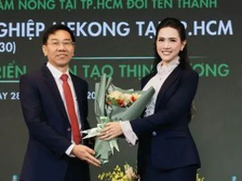 Hoa hậu Phan Thị Mơ được bổ nhiệm chức Phó Chủ tịch CLB Doanh nghiệp Mekong TP.HCM