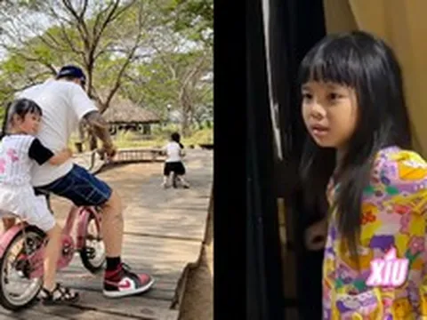 Con riêng của vợ hờn dỗi vì nam ca sĩ Việt đi làm về muộn: "Ba hứa với con"