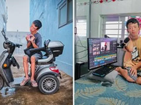 Cuộc sống rực rỡ của chàng trai bại não đảo Phú Quý