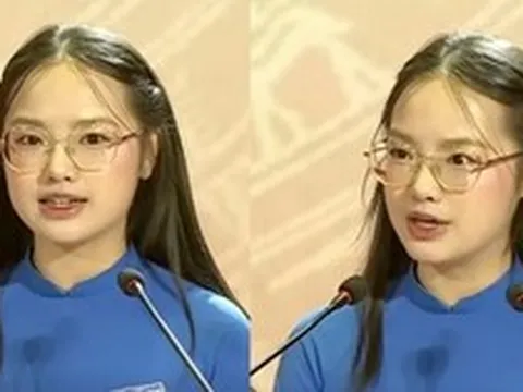 5 phút "gây bão", nhận triệu lượt xem của nữ sinh Hà Tĩnh: Người đâu đã xinh còn tự tin, giỏi giang thế này!