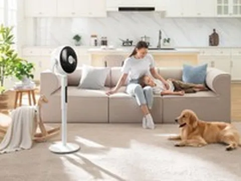 "Phá đảo" công nghệ làm mát với động cơ siêu êm của quạt tuần hoàn không khí Levoit CirculAir 22.9cm