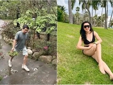 "Ông hoàng nhạc đỏ" cưới vợ vừa đẹp vừa giỏi, vui thú điền viên trong biệt thự 4000m2 ở Hà Nội