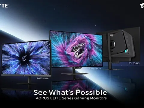 GIGABYTE giới thiệu dòng màn hình chơi game AORUS ELITE Series với công nghệ OLED và Mini LED