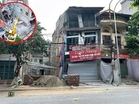 Vụ đào móng khiến nhà hàng xóm nứt toác ở Bắc Ninh: Căn nhà đã bị phá dỡ, chốt phương án bồi thường