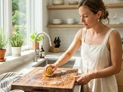 Cách vệ sinh thớt gỗ bị mốc để an toàn khi nấu ăn